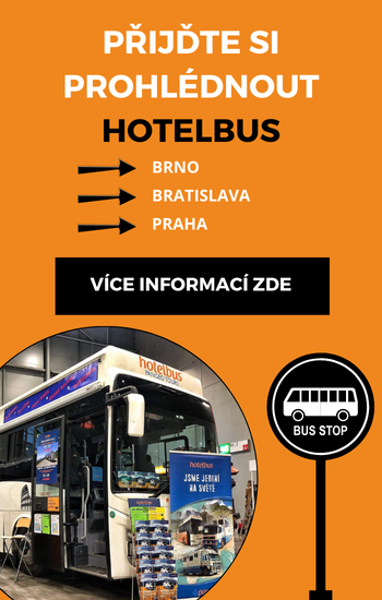 Přijďte si prohlédnout hotelbus - CK Pangeo Tours na veletrzích v roce 2025